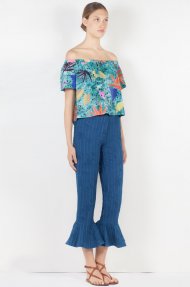 RUFFLE DENIM PANTS  Alternative