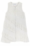 FRINGE SLEEVELESS JACKET