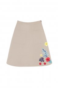 SAFARI EMBELLISHED SKIRT