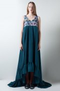 MAXI RUFFLE DRESS