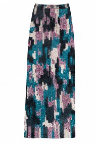 SEQUINED TULLE MIDI SKIRT